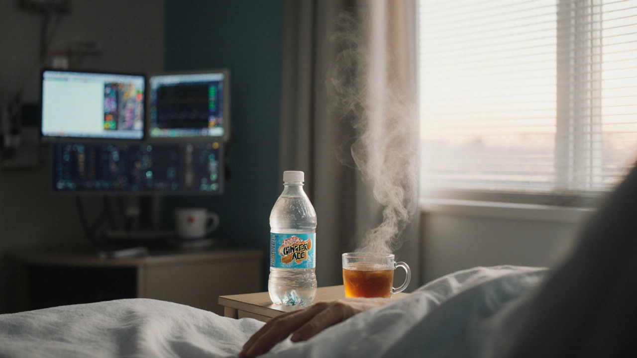 Pourquoi les hôpitaux donnent-ils du ginger ale aux patients?