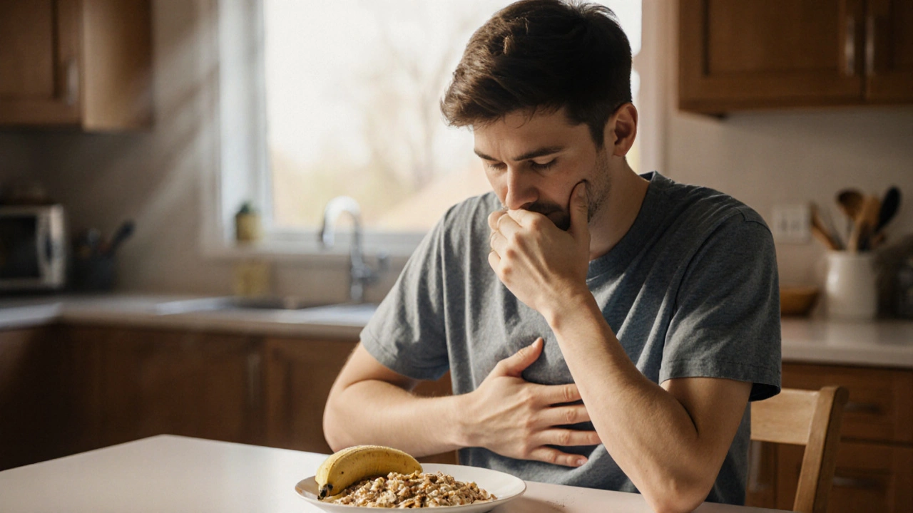 Quels sont les trois stades de la gastroparesie?